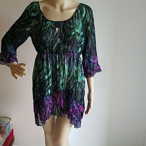 Multi coloured tunic